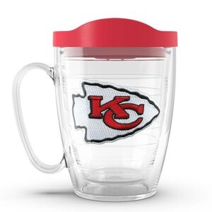 NFL Kansas City Chiefs 16oz. Emblem Classic Mug with Lid NEW